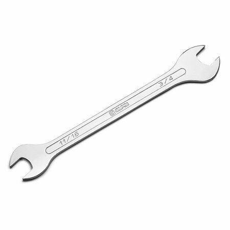 CAPRI TOOLS 11/16 in. x 3/4 in. Super-Thin Open End Wrench, SAE CP11850-111634